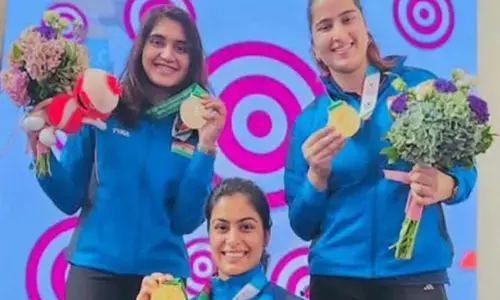 Asian Game 2023 : भारत के नाम चौथा गोल्ड, महिला टीम ने  मारी बाज़ी, शूटिंग में दिखाया दम...