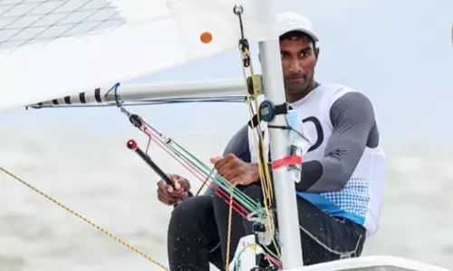 Asian Games 2023: अंतिम दौड़ रद्द होने से विष्णु स्वर्ण पदक से चूके, पुरुषों की डिंगी में कांस्य पदक मिला