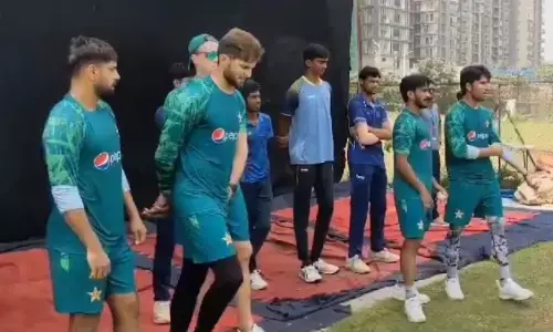 World Cup 2023: पाकिस्तान क्रिकेट टीम ने कसी कमर, हैदराबाद में किया अभ्यास