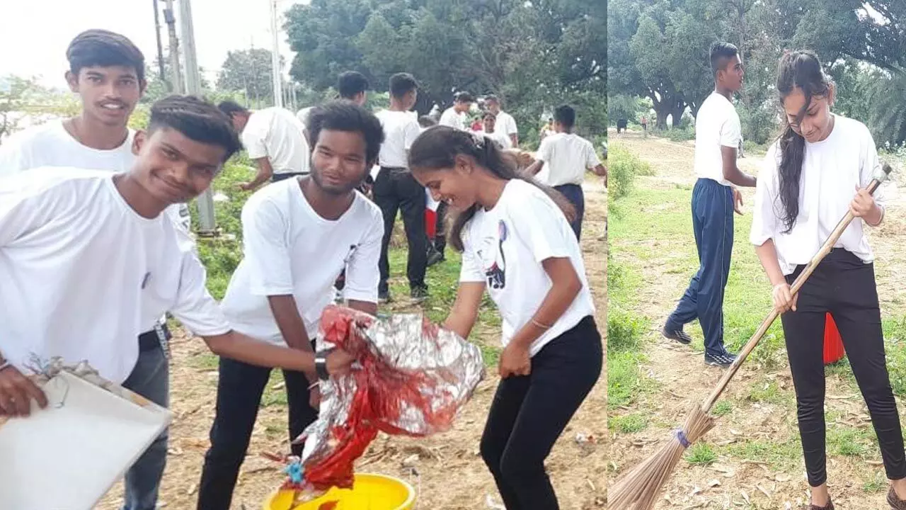 पं. हरिशंकर शुक्ल स्मृति महाविद्यालय में दो दिवसीय स्वच्छता अभियान... पं. हरिशंकर शुक्ल स्मृति महाविद्यालय में दो दिवसीय स्वच्छता अभियान...