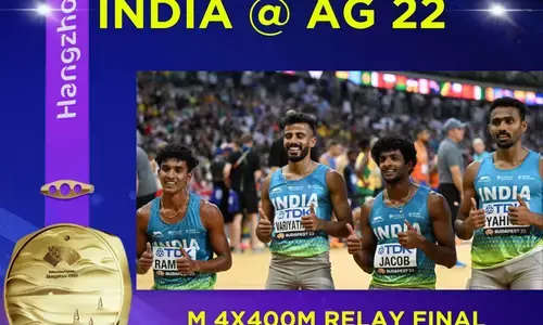 Asian Games 2023 : भारत ने 1962 के बाद पुरुषों की 4x400 मीटर रिले में पहला स्वर्ण पदक जीता