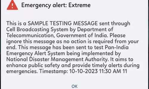 भारत सरकार ने भेजा इमरजेंसी अलर्ट, जानें मैसेज में क्या है लिखा?