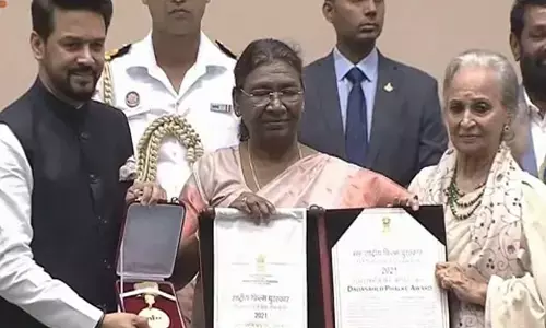 69th National Film Awards: वहीदा रहमान ने दादा साहेब फाल्के पुरस्कार ग्रहण किया, बोली- मैं चाहती हूं, लोग मुझे अच्‍छी इंसान के रूप में याद रखें...