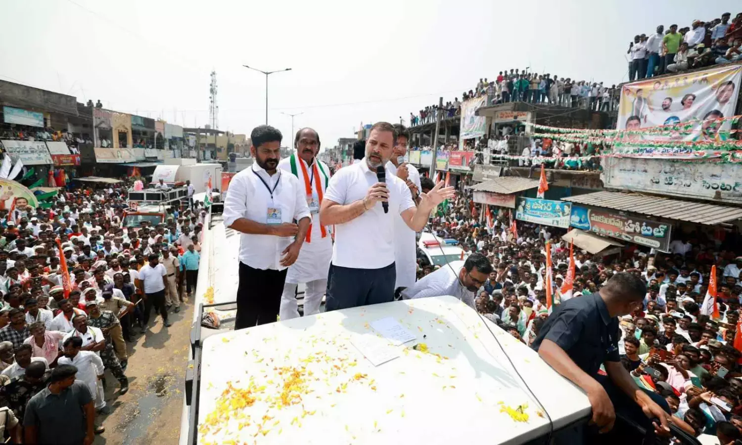 Rahul Gandhi Telangana: राहुल गांधी की सभा में उमड़ा जन सैलाब, तेलंगाना में जाति आधारित जनगणना का वादा किया
