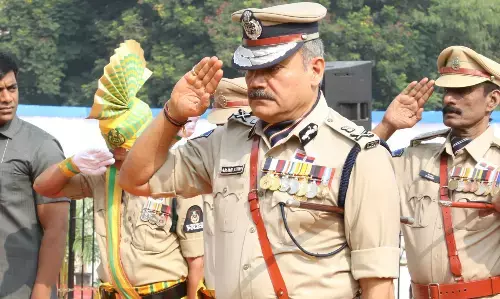Police Memorial Day-2023: तेलंगाना के डीजीपी ने पुलिस शहीदों को दी श्रद्धांजलि