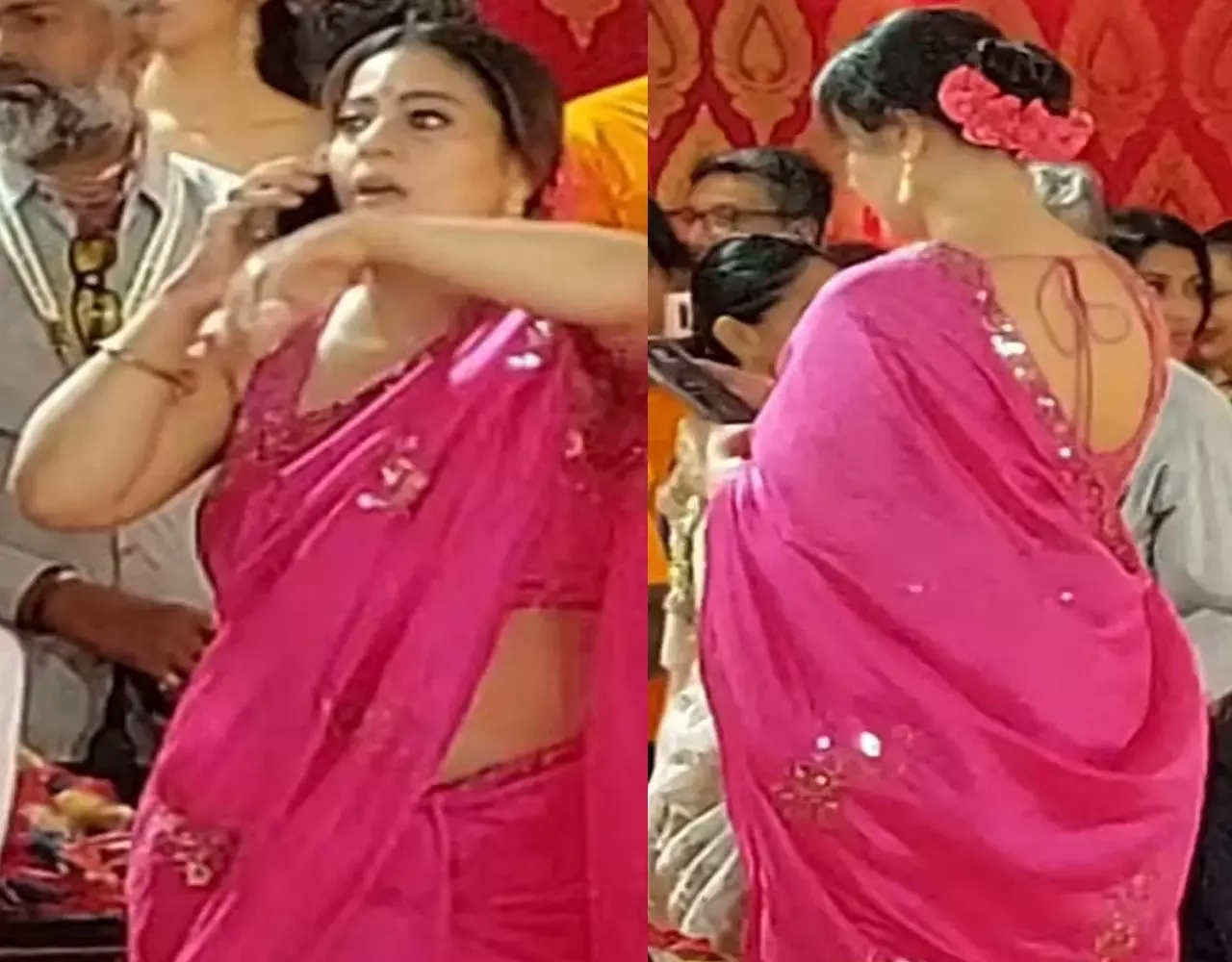 Kajol Durga Pandal Video: दुर्गा पंडाल में काजोल के साथ हुआ बड़ा हादसा, फोन चलाते हुए सीडी से उतर रही थी एक्ट्रेस, तभी...