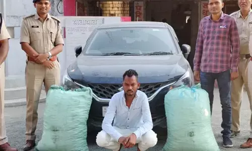 Jashpur News: कार में 50 किलो गांजा, 1 गिरफ्तार, 15 लाख का सामान भी जब्त