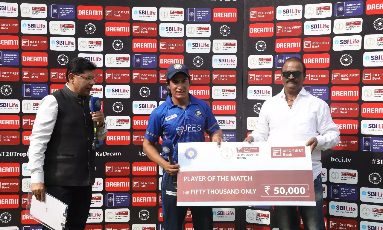 CG Sports News : सीनियर महिला टी20 ट्रॉफी 2023 के मुकाबले में उत्तराखंड ने पंजाब को 1 विकेट से हराया