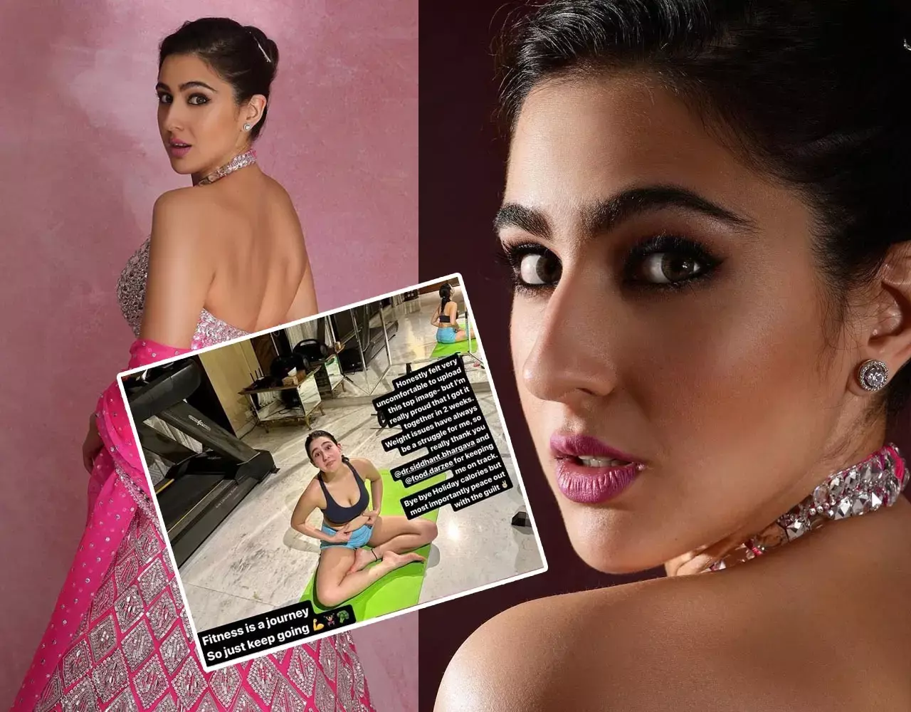 Sara Ali Khan News: सारा अली खान ने सिर्फ 2 हफ्ते में कम किया बेली फैट, शेयर की ट्रांसफॉर्मेशन फोटो...