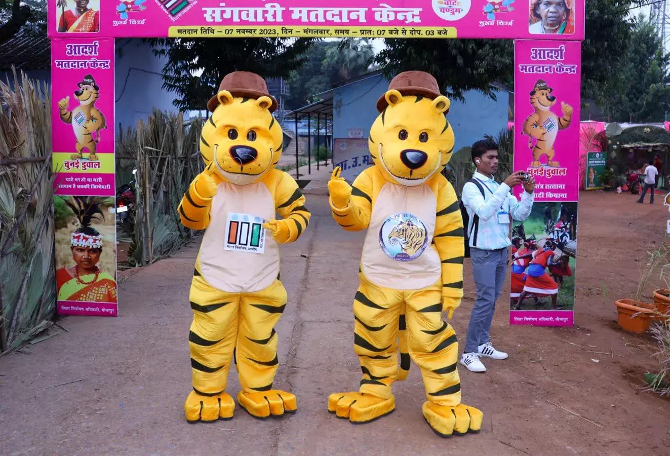 Chhattisgarh Polls 2023: छत्तीसगढ़ में नक्सलियों के उत्पात के बीच पहले चरण में 20 सीटों पर 71 फीसदी मतदान