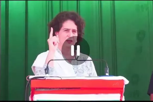 मोदी जी भूखे किसानों की संपत्ति अरबपति अडानी को दे रहे हैंः प्रियंका गांधी