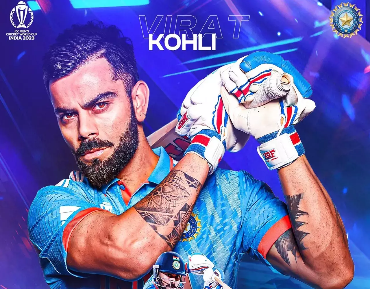ICC World Cup 2023: कोहली का विराट रिकार्ड: शतकों का अर्द्ध् शतक लगाने वाले बने दुनिया के पहले बल्‍लेबाज...