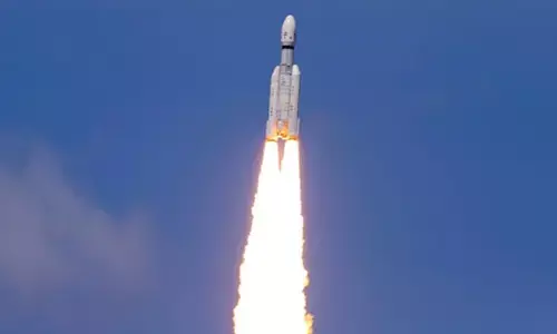 चंद्रयान-3 रॉकेट का हिस्सा अंतरिक्ष से समुद्र में गिरा