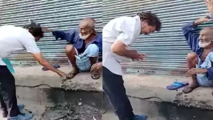 Paras Saklecha Viral Video: कांग्रेस प्रत्याशी पारस सकलेचा की चप्पल से पिटाई का viral हुआ video