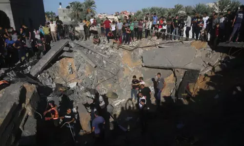 Israel-Palestine War : गाजा में फिलिस्तीनियों की मौत का आंकड़ा बढ़कर  13,000 से पार