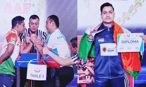 Asia Cup Armwrestling Championship: श्रीमंत झा ने एशिया कप पैरा आर्म्रेसलिंग चैम्पियनशिप में जीता ब्रॉन्ज, भारत के शहीद जवानों को मेडल समर्पित करता हूं...