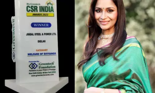 जेएसपी को ग्रीनटेक सीएसआर इंडिया अवार्ड...