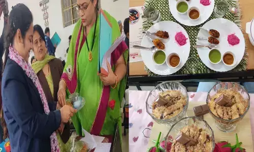 Pt. Harishankar Shukla Memorial College: पं. हरिशंकर शुक्ल स्मृति महाविद्यालय में व्यंजन प्रतियोगिता...