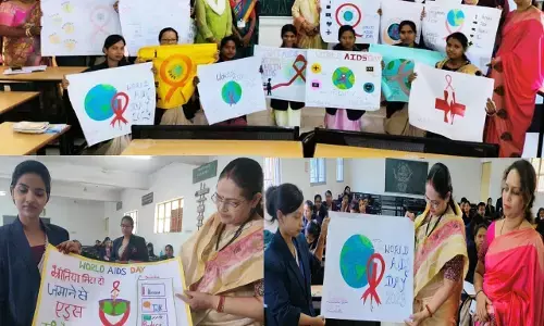 Pt. Harishankar Shukla Memorial College: पं. हरिशंकर शुक्ल स्मृति महाविद्यालय, रायपुर में एड्स दिवस कार्यक्रम...