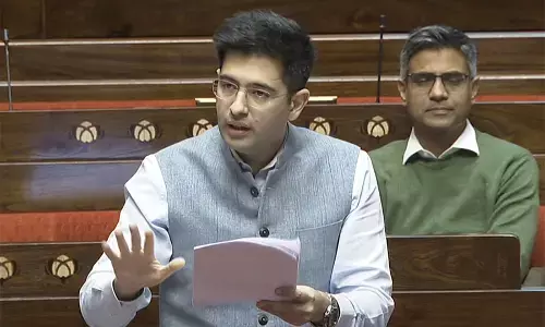 Parliament News : AAP सांसद राघव चड्डा ने राज्यसभा में उठाया आईफोन स्नूपिंग अलर्ट का मुद्दा