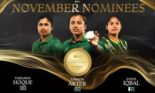 ICC Womens Player of the Month: आईसीसी महिला प्लेयर ऑफ द मंथ के लिए नाहिदा, फरगाना, सादिया का नाम शामिल