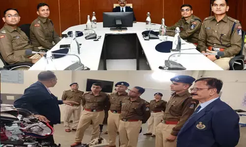 छत्तीसगढ़ कैडर के 4 प्रोबेशनर IPS ने सड़क सुरक्षा तथा यातायात प्रबंधन संबंधी ली जानकारी...