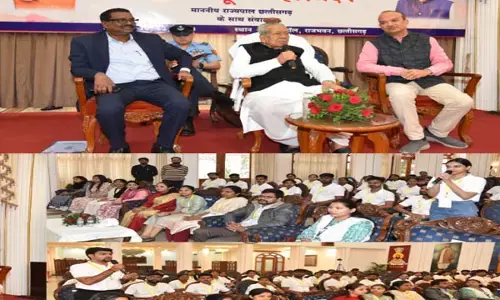 Raipur News: राज्यपाल हरिचंदन से राजभवन में आईआईटी गोवा के युवाओं ने किया संवाद...
