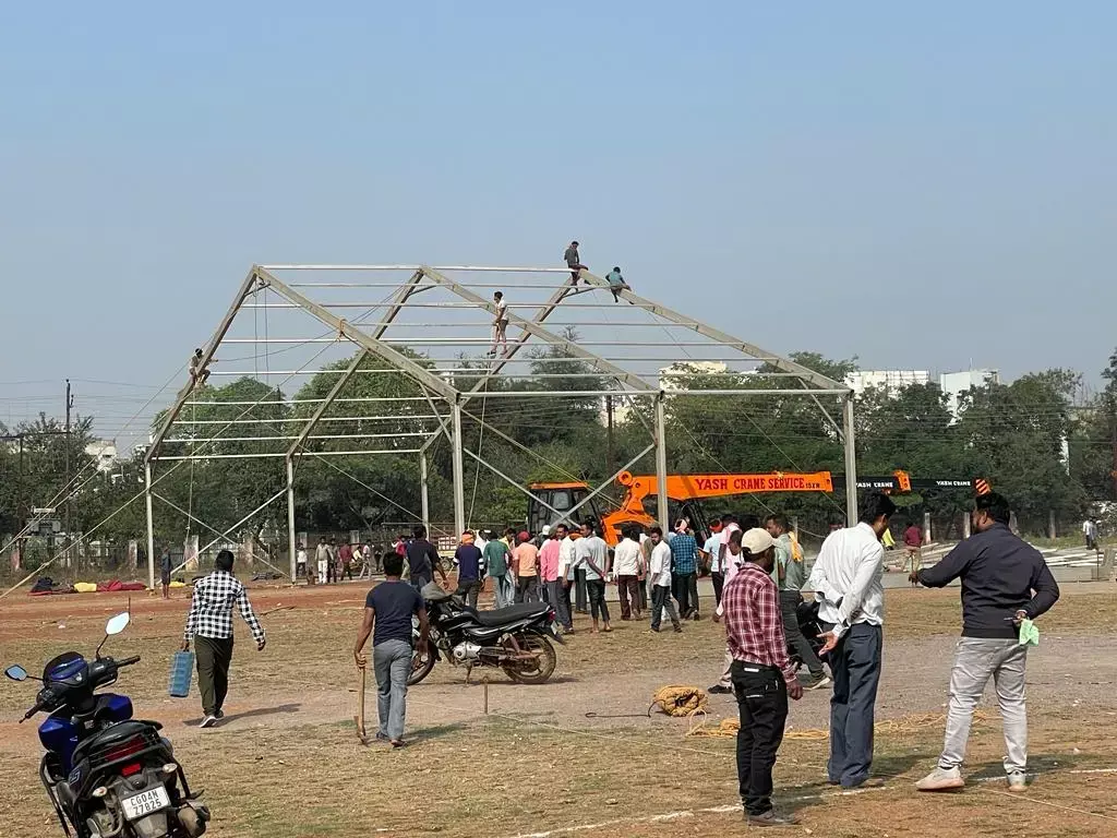 Swearing in of CM Vishnudev: साइंस कॉलेज मैदान में होगा साय का शपथ ग्रहण: पूर्व सीएम डॉ. रमन और भूपेश बघेल से अलग स्‍थान पर होगा समारोह, देखें फोटो-वीडियो