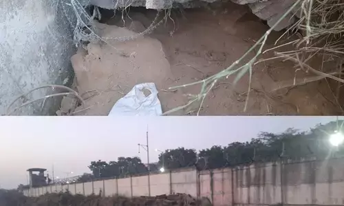 Ghaziabad News: हिंडन एयरबेस की सुरक्षा में सेंध, थर्मल कैमरे को चुनौती, बाउंड्री वॉल के नीचे खोद डाली सुरंग, FIR दर्ज