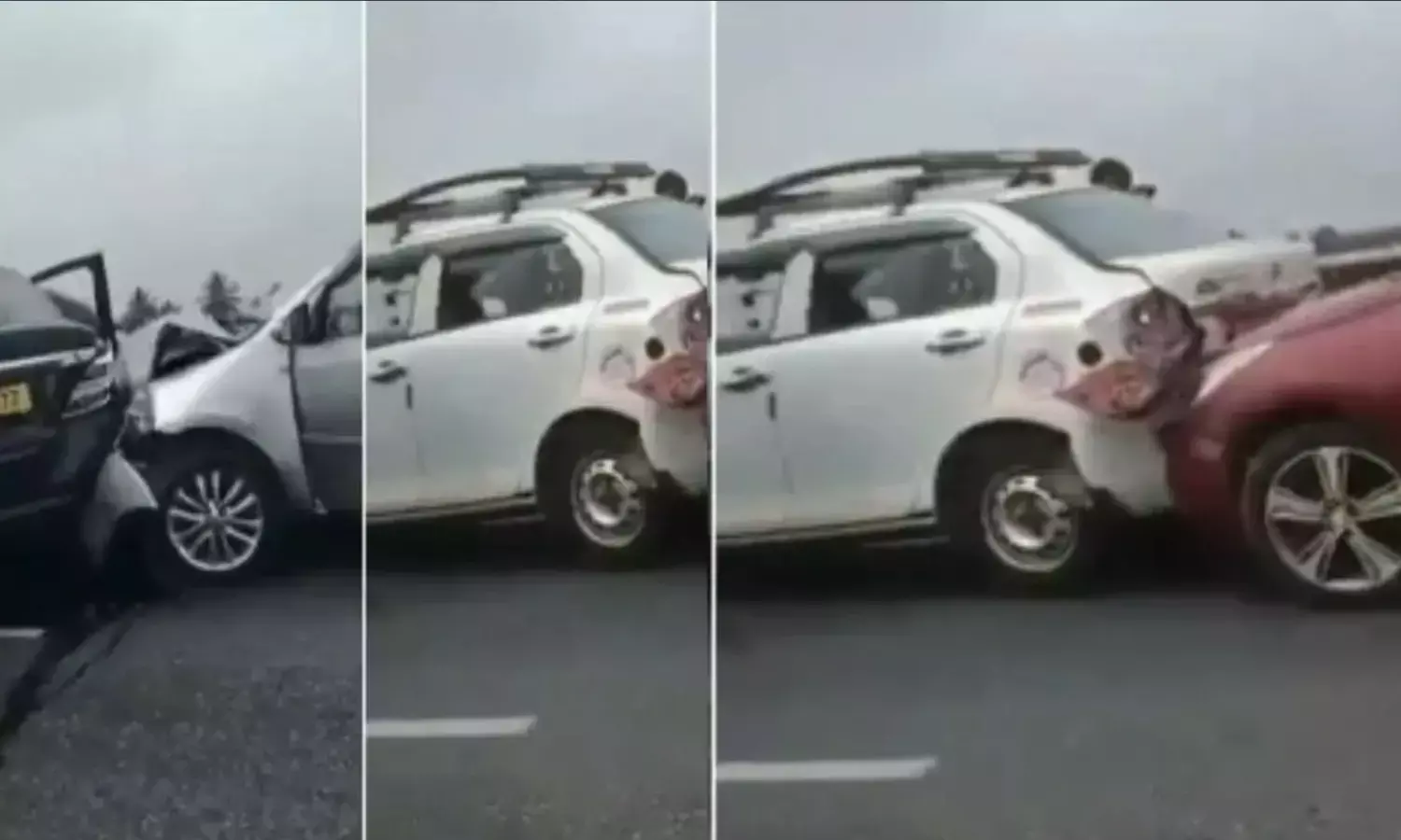 Bengaluru Road Accident: बेंगलुरु में भीषण सड़क हादसा, एयरपोर्ट रोड पर आपस में टकराईं 8 कारें