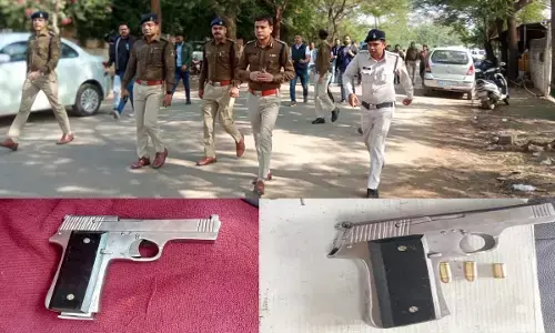 CG-राजधानी में दिनदहाड़े चली गोली, व्यापारी गंभीर, SSP पहुंचे मौके पर