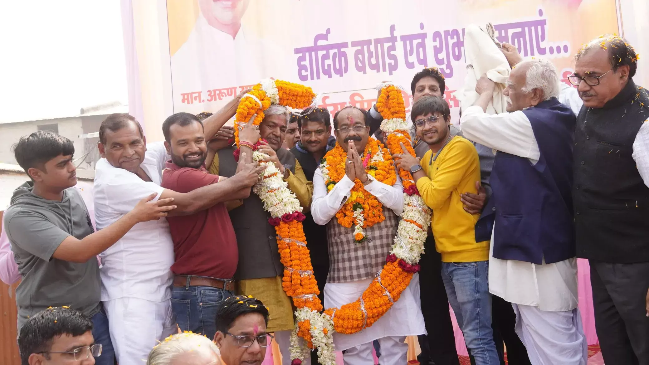 Deputy CM Arun Sav: डिप्‍टी सीएम का टूटा स्‍वागत मंच: बाल-बाल बचे साव, 2 दिन पहले ओवर लोड होने की वजह से टूट गया था मंत्री देवांगन का स्‍वागत मंच
