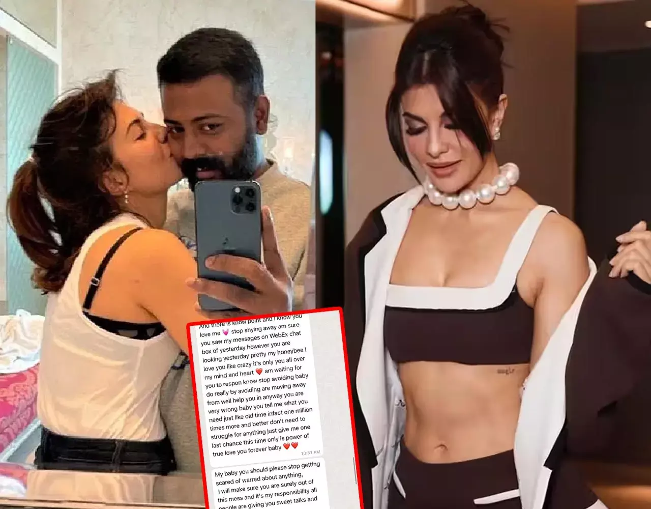 Jacqueline-Sukesh News: सुकेश-जैकलीन का चैट लीक, लिखा- ब्लैक सूट पहनकर आना, विदेशी नंबर से...
