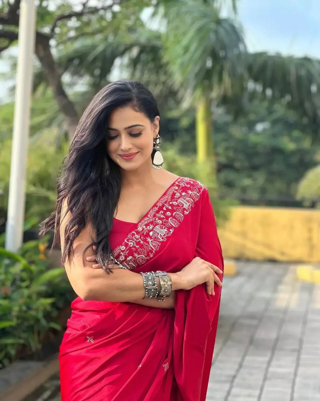 Shweta Tiwari Photos: श्वेता तिवारी ने एक बार फिर साड़ी पहन लूटी वाहवाही, करवाया किलर फोटोशूट, देखिए...