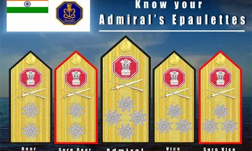 Indian Navy Admiral Epaulettes: बदल गए नौसेना के कंधों पर लगने वाले बैज, छत्रपति शिवाजी महाराज की राजमुद्रा से प्रेरित, नए एपॉलेट्स जारी...
