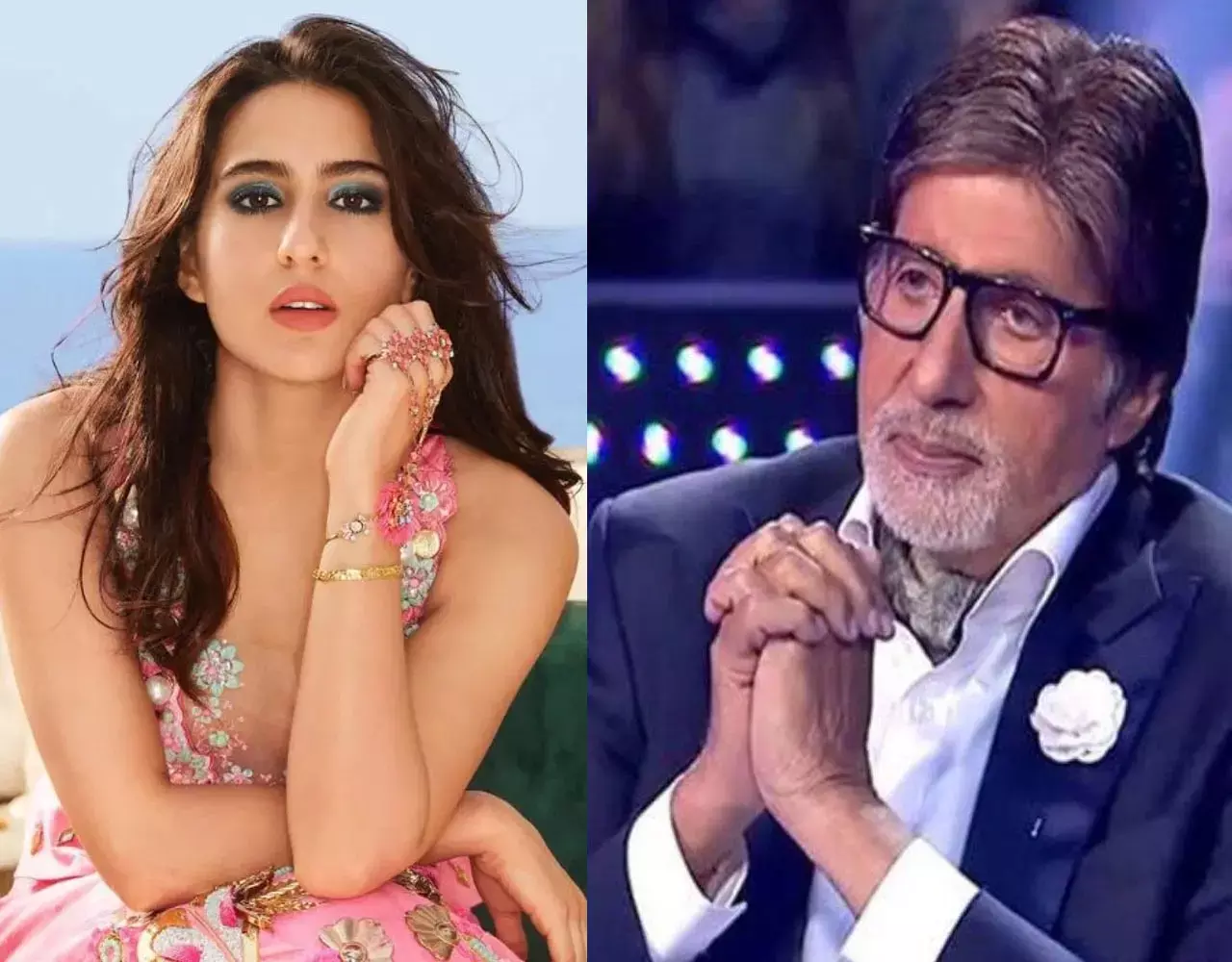 Sara Ali-Amitabh KBC 15: सारा अली ने KBC के सेट पर खेला अमिताभ संग नॉक नॉक, VIDEO वायरल...