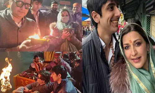 Sonali Bendre News: सोनाली बेंद्रे ने अपने परिवार के साथ हरिद्वार में की गंगा आरती, केबल कार की सवारी का लिया आनंद...