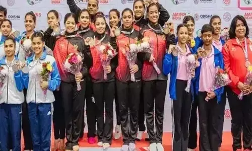 सीनियर आर्टिस्टिक जिमनास्टिक्स नेशनल : दीपा कर्माकर चमकीं, रेलवे ने महिला टीम वर्ग में स्वर्ण पदक जीता