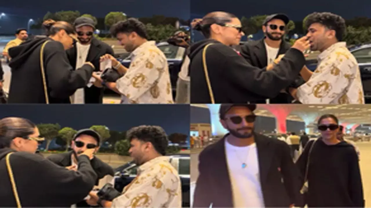 Deepika-Ranveer Video: ऑल ब्लैक लुक में रणवीर के साथ दीपिका ने काटा केक, VIDEO देख हंस पड़ेंगे आप...