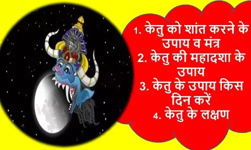 Ketu Ko Shant Karne Ke Upay in Hindi | केतु के उपाय किस दिन करें | केतु के लक्षण  | Ketu Mahadsha |