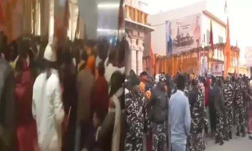 Ayodhya Ram Mandir: रामलला के दर्शन के लिए उमड़ी भक्तों की भीड़, सुबह 3 बजे से लगी कतार, 15 सेकंड करेंगे दर्शन