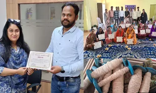 CG Kalinga University: कलिंगा विश्वविद्यालय द्वारा एक शोध पहल-लोटस रेशम धागा और कपड़ा छत्तीसगढ़ में पहले एक्वाफाइबर के रूप में पेश किया गया...