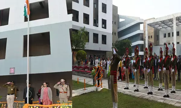 Raipur News: गणतंत्र दिवस के अवसर पर मंत्रालय में ध्वजारोहण...