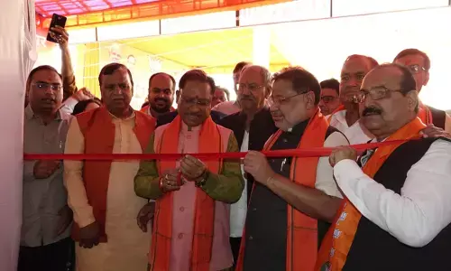 Loksabha Chunav 2024: रायपुर, दुर्ग व महासमुंद में भाजपा के चुनाव कार्यालयों का उद्घाटन, सीएम बोले - वेंटीलेटर पर चल रही कांग्रेस बहुत जल्दी देश के राजनीतिक नक्शे से होगी विलुप्त