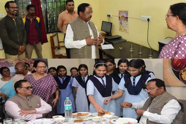 Raipur News: आदिम जाति मंत्री ने प्रयास आवासीय कन्या विद्यालय का किया औचक निरीक्षण, जल्द नवीन कम्प्यूटर लैब बनाने की घोषणा की...