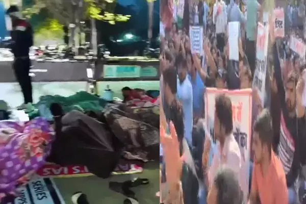 MPPSC News: इंदौर में PSC के खिलाफ प्रदर्शन जारी,  देर रात तक छात्रों ने किया प्रदर्शन, मेंस परीक्षा आगे बढ़ाने की मांग
