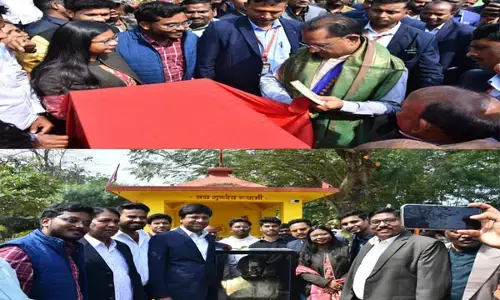 CM Vishnudeo Sai in Jashpur: CM विष्णु देव साय ने पूर्व प्रधानमंत्री अटल बिहारी वाजपेयी की मूर्ति का किया अनावरण...