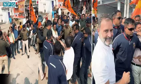 Rahul Gandhi in Korba: विरोध कर रहे थे बीजेपी कार्यकर्ता, बस से उतर कर मिलने पहुंच गए राहुल गाँधी, प्लाइंग किस भी दिया, वीडियो वायरल...