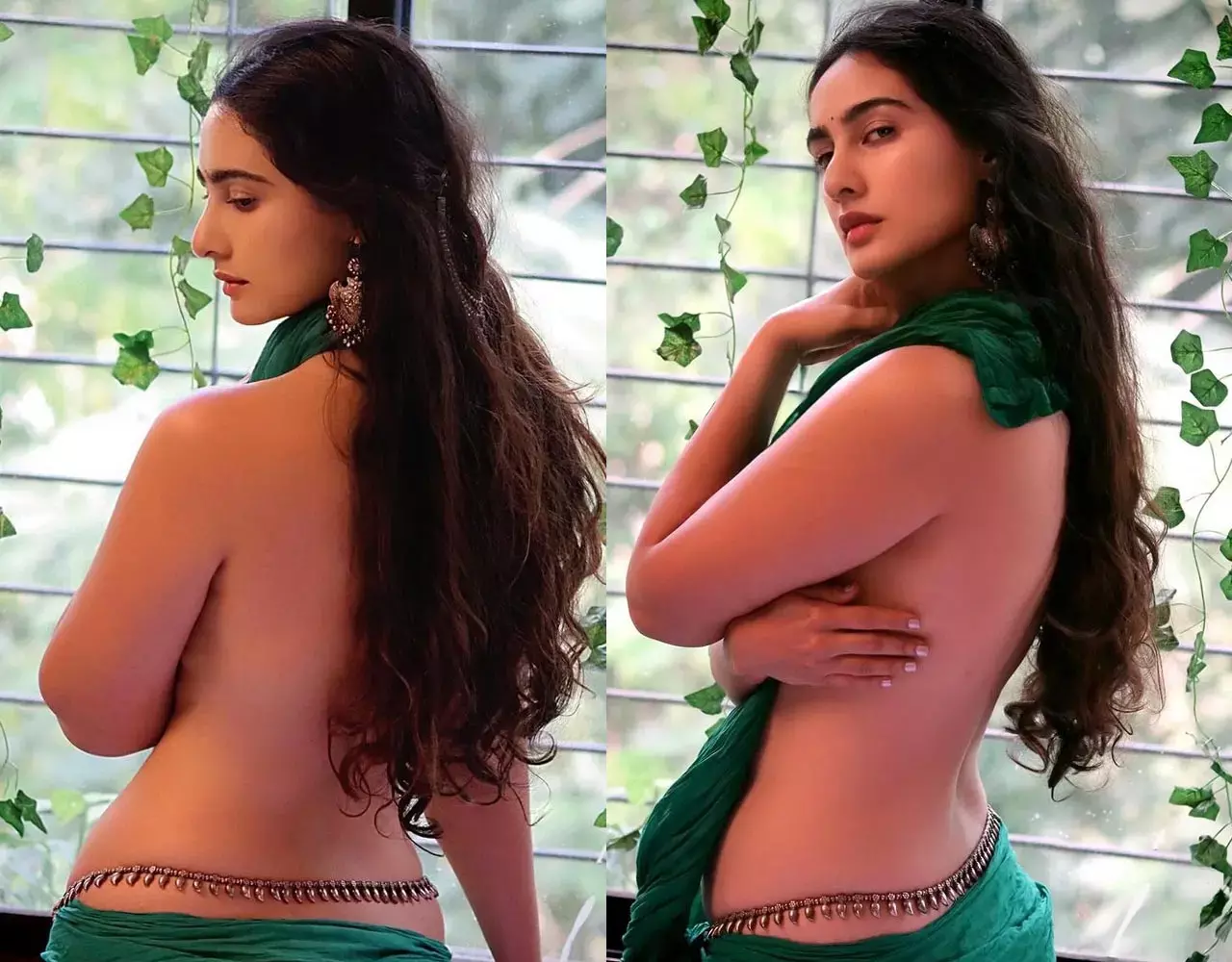Megha Shukla Photoshoot: साड़ी का ब्लाउज उतार फेंका मेघा शुक्ला ने करवाई किलर फोटोशूट, देखिए बोल्ड वीडियो-फोटोज...