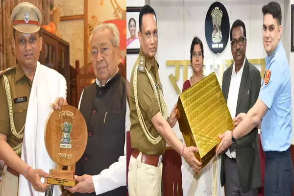 CG News: राज्यपाल हरिचंदन ने IPS शुक्ला को नए दायित्व के लिए शुभकामनाएं दीं...